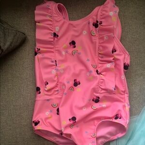 GAP Kids Pink Swimsuit with Fun Prints